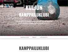 Tablet Screenshot of kamppailuklubi.fi